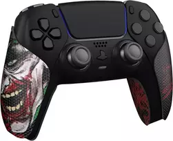 Extremerate Playvital neslystantis lipdukas, skirtas ps5, profesionalūs tekstūruoti guminiai padeliai, skirti ps5 valdikliui (clown Hahaha)