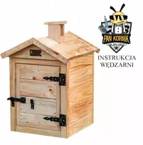 Solidi rūkykla su stogu, sėmenų aliejus