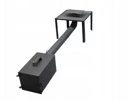 Rūkyklos rinkinys: pagrindas, vamzdžiai, pakura, 45 cm