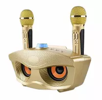 Muzikinis centras Karaoke Sd306 20w belaidis - aukso spalvos
