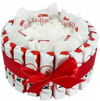 Kinder tortas - Valentino dienos gimtadienio dovanų rinkinys, krepšys, dovanų dėžutė
