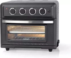 Gruzdintuvė Cuisinart Air Fryer Mini orkaitė | 7 viename: kepimas, skrudinimas, kepimas orkaitėje, grilinimas, skrebučiai, skrudinimas ir šilumos palaikymas | 2 kepimo lygiai, 17 l talpa | 30% greičiau | energiją taupantis
