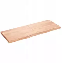 Šviesiai rudas stalviršis vonios kambariui, 160x60x(2-6) cm