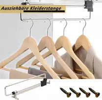Ištraukiamas drabužių kabykla, 25 cm drabužių kabykla, ištraukiama spintos kabykla, nerūdijančio plieno spintos kabykla, ištraukiamos pakabos, su varžtais, spintelėms ir sandėliavimo zonoms