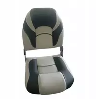 Sėdynės motorinei valčiai Myboat Voyageur pilkai grafito spalvos fotelis