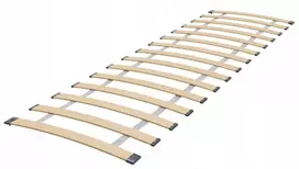 Medinis lovos rėmas su 15 lanksčių Flex lamelių, 180x80 cm