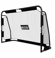 Futbolo vartai Alpin Gg-183 180x120x62 cm metaliniai, nešiojami, su taiklumo kilimėliu