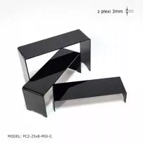 Plexiglass kosmetikos ir batų stovų rinkinys, Laipteliai