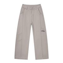 Cross-border Corteiz Alcatraz printed American pocket trendy overalls men's and women's loose casual overalls trousers M