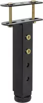 I-flair reguliuojamo aukščio metalinė baldų kojelė nuo 19 cm iki 32,5 cm, t formos, skirta baldų, tokių kaip groteliniai rėmai, lovos, spintelės ir kt., modernizavimui. apkrovos talpa iki 180 kg. juoda