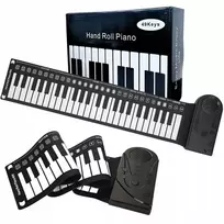 Nešiojamas elektroninis pianinas su silikonine klaviatūra, susukamas Clavier