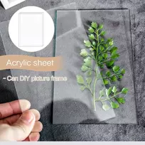 Nuotraukų rėmelis Skaidrūs akrilo lakštai akrilo lakštai akrilo stiklas 180 x 130 x 27 mm plastikinė plokštė skaidraus organinio stiklo pakaitinės plokštės nuotraukų rėmeliams stiklo pakaitimo pakuotė iš 15