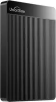 Unionsine išorinis kietasis diskas 500gb itin plonas nešiojamas 2.5 colio Usb 3.0 Sata kietojo disko saugykla, skirta Pc, Mac, Tv, Wii U, XBOX, Ps4 (juodas) Hd2510