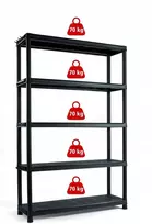 Plastikinis sandėliavimo stelažas Keter 187x120x40cm, maksimali apkrova 70 kg vienai lentynai