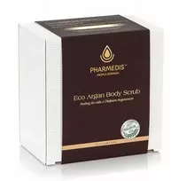 Kūno šveitiklis su argano aliejumi cukraus ir druskos su vitaminu E stangrinantis