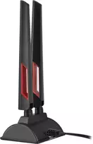 Superbat Wifi 6e trijų dažnių 2.4ghz 5ghz 6ghz Wlan antena su magnetiniu pagrindu ir Rp-sma 200 cm ilginamuoju kabeliu, skirta Wi-fi kortelėms, Pci kortelei, Pc Bluetooth pagrindinei plokštei, Wlan 6 maršrutizatoriui, Fpv, apsaugai