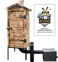 Medinis rūkykla namų sodui tvirtas paruoštas komplektas top xxl