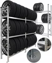 Stovas padangoms 24 vnt. cinkuotas plienas Komplektas 2x12 tvirtas