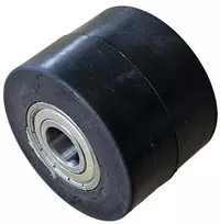 Berimax Aliuminio-guminis palečių vežimėlio ratas fi 80x50 su 25 mm skyle
