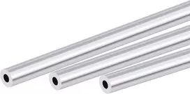 Sourcing map 6063 aliuminio apvalūs vamzdžiai 11 mm išorinis skersmuo 5 mm vidinis skersmuo 300 mm ilgio vamzdžių pakuotė iš 3 vnt.