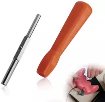 Ueavoid atsuktuvų rinkinys su dviem antgaliais, saugos atsuktuvas lošimo automatų priežiūrai, magnetinis atsuktuvas (4,5 mm ir 3,8 mm) (oranžinis)