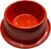 1900 ml dubenėlis šunims nuo skruzdėlių, šėrimo dubenėlis šunims, vandens dubenėlis šuniukams ir mažiems šunims, dubenėliai augintiniams (raudonas)