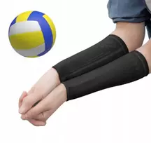 Tinklinio rankovės, rankų stabilizavimo apsauga, tinklinio, juodos spalvos, dydis L