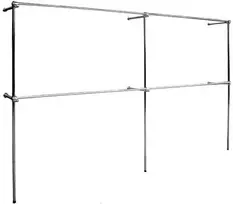 Sieninis stovas 300x200x40cm pakabos parduotuvėms c1