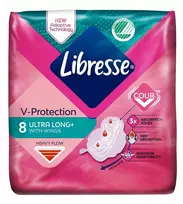 Libresse Ultra Wing Super įklotai su sparneliais, 8 vnt.