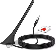 Bingfu automobilio radijo antena, 22 cm universali montuojama ant stogo Fm/am antena su montavimo pagrindu, 5 m kabelis, Din kištukas automobiliui, sunkvežimiui, visureigiui stereo galvos įrenginio imtuvui