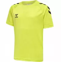 Poliesterinis marškinėlis Hummel Core Xk Core Poly T-shirt S/s Kids, žalios citrinos spalvos, dydis 176