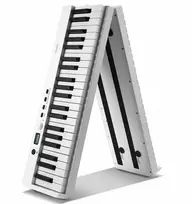Vevor skaitmeninis pianinas be stovo 1260x210x70mm baltas Abs plastikas