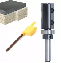 Frez tiesus su guoliu D19mm, L60mm, kotas 8mm, keičiamos plokštelės