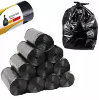 Perfecto Šiukšlių maišai Domowe Mocne Paclan Bee Smart 60l 100 vnt. 10 rulonų juodi