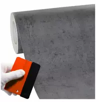 Lipni baldų plėvelė 60x500cm stalviršiui durims, stambi betono struktūra