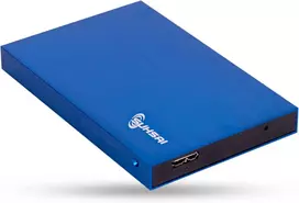 Suhsai 500gb portable išorinis kietasis diskas, kišeninis atsarginis hdd, 2.5 colio išorinė duomenų saugojimo kietasis diskas, usb 3.0 kietasis diskas, suderinamas su žaidimų pc, mac, nešiojamuoju kompiuteriu, - mėlynas