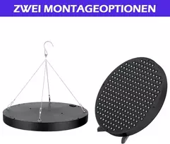 Gdwd soliariumas namams, 250 led, 460 nm, nešiojama įdegio lempa veidui ir kūnui, apvalus veido įdegiklis, saulės lempa, dienos šviesa su sulankstomu stovu ir pakabinimo kabliukais (juoda)