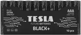 10x Alkaline baterijos Tesla Juodas+ Lr03 Aaa R3 E92 1.5v