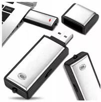 Mini šnipinėjimo diktofonas pendrive 16gb pasiklausymo įrenginys blakė balso aptikimas