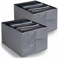 2x Gockowiak organizeris stalčiui, spintai, drabužių spintai, drabužiams, apatiniam trikotažui, dėžutė, įdėklas