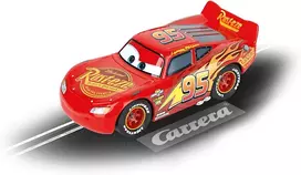Carrera - 20065010 Žaibas Mcqueen iš Disney Pixar Cars Slot Car I Išskirtinis traukiniui I Detalus I Tinka berniukams ir mergaitėms I Puiki pradinio lygio lenktyninė transporto priemonė vaikams