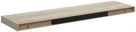 Pakabinama sieninė lentyna, ąžuolo spalvos, 90x23,5x3,8cm, MDF