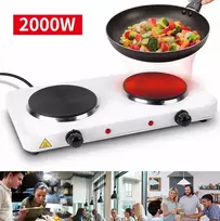 Elektrinė dviejų degiklių viryklė, nešiojama 2000w