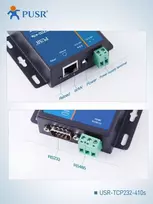 Maršrutizatorius Pusr Rs232 Rs485 Modbus Rtu į Modbus Tcp šliuzą serijinis į ethernet keitiklis Usr-tcp232-410s