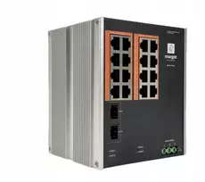 Pramoninis switch'as 16x Poe Din Ma-ac-fp1218 Gigabit kameroms