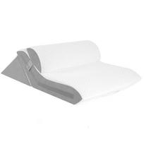 1Pcs/set Wedge Pillow for Sleeping Adjustable Folding Triangle Pillow for Snoring and After Surgery Back Pain Relief Acid Reflux white