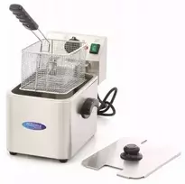 Elektrinė aliejinė gruzdintuvė 4l, gruzdinimo krepšys 1kg Maxima 09300410