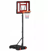 Krepšinio stovas su ratukais, reguliuojamas 160-210 cm, plieno