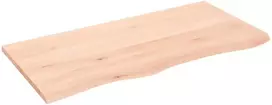 Stalviršis, 100x50x2cm, neapdorotas ąžuolo medienos masyvas
