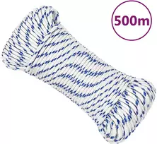 Valties virvė, baltos spalvos, 3mm, 50m, polipropilenas
